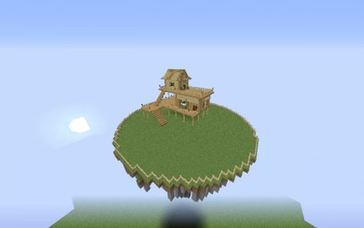 island with house