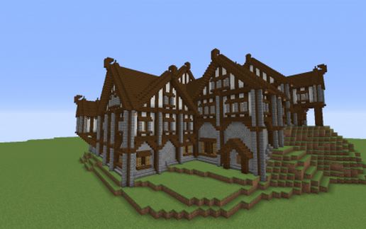 Medieval Town Collection 1 Building 14 schematic - building