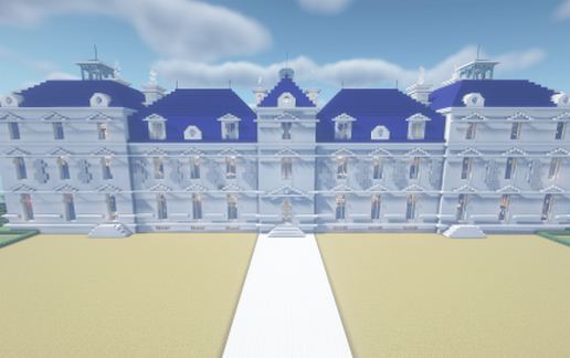 Cheverny Castle schematic - building