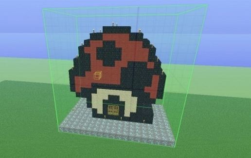 MB3 Mushroom house schematic - building