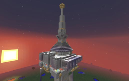 Space Needle (Super Blocky Edition) schematic - building