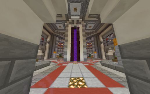 Nether Hub schematic - building