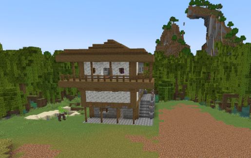 2 story bungalow schematic - building