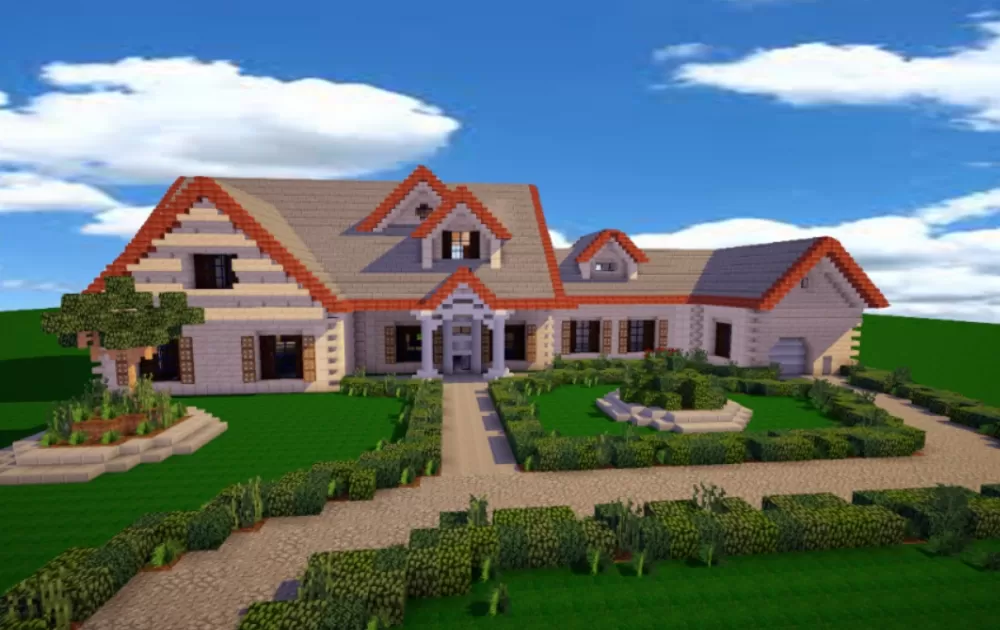 Mega Mansion Minecraft Schematic