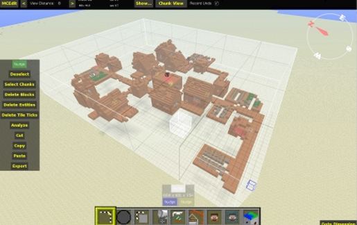 red sandstone village