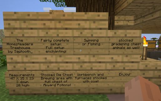 Homesteaders Treehouse schematic - building