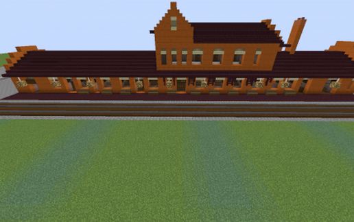 Early 1900's Train Station schematic - building