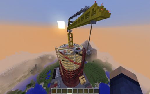 Spiral Skyscaper Constuction Site