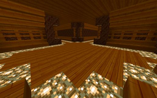 Small wooden shop (8 entrences) schematic - building