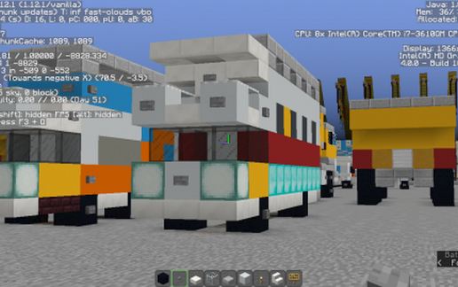 Heavily-decorated 6W Refrigerated Van schematic - building