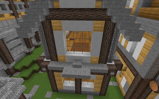 2 story rustic house schematic - building