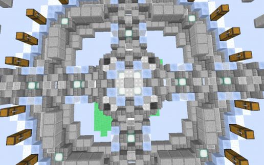 Skyblock Ice Spawn schematic - building