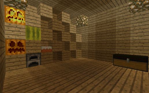 A modern house.