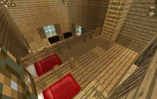 A modern house.