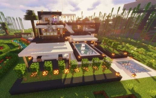 Modern House 1 schematic - building