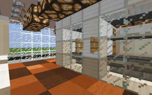 Lower-class Modern Convenience Store with Apartments