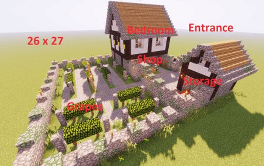 Austrian Winery schematic - building