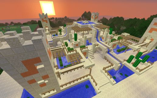Desert Temple v2 schematic - building