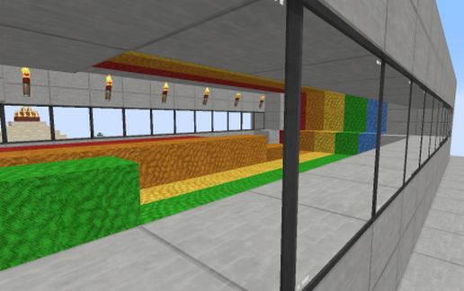Rainbow Run 5 Lane schematic - building