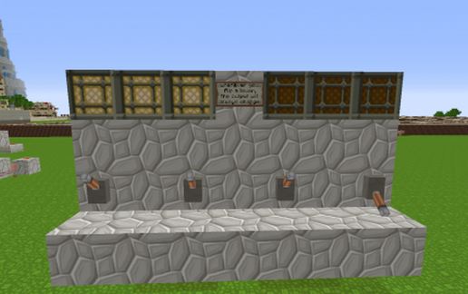4 levers 1 output schematic - building