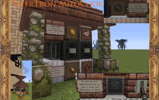 TaterTron AutoCook schematic - building