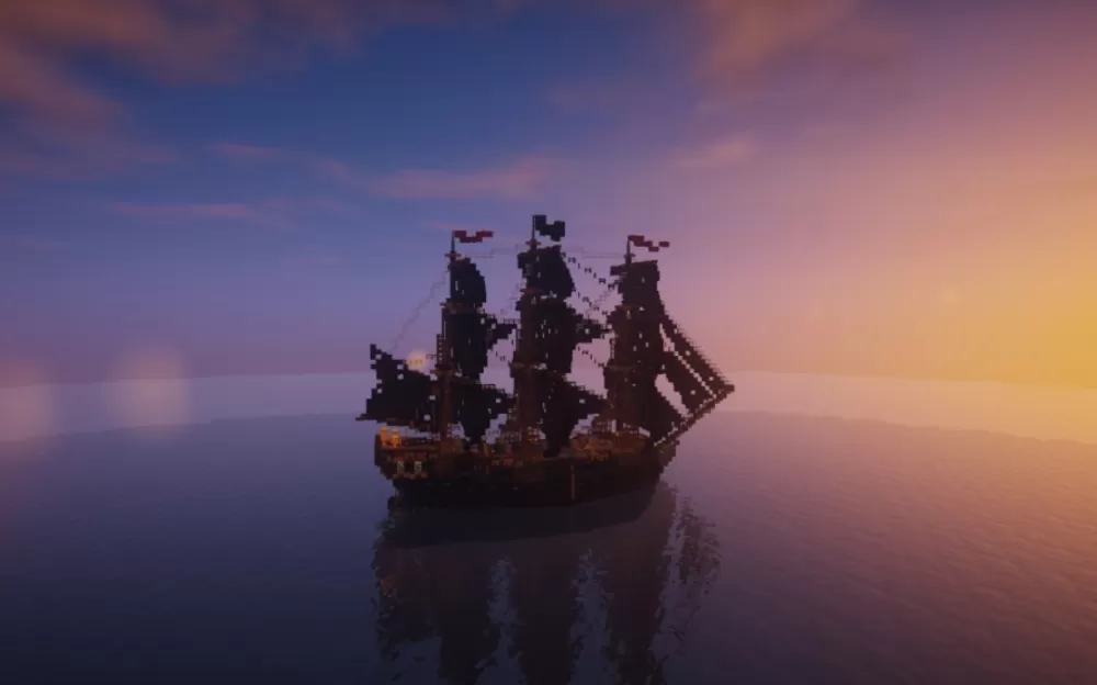 The Pirate ship schematic - building