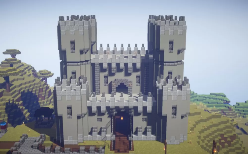 Small Castle schematic - building