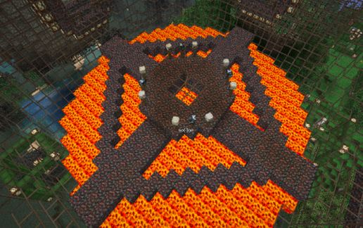 PVP Lava Crossing schematic - building