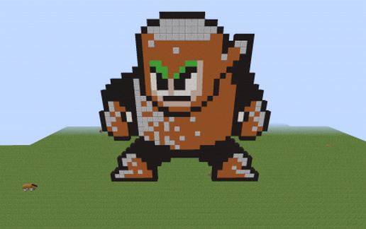 Wood man(megaman) schematic - building