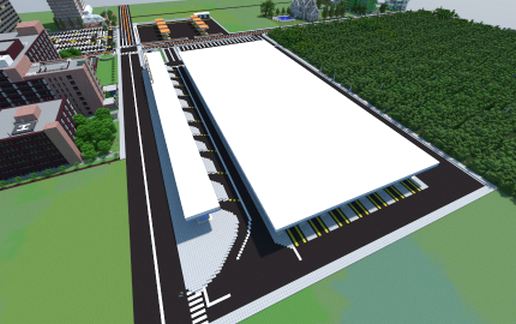 Bus Depot schematic - building