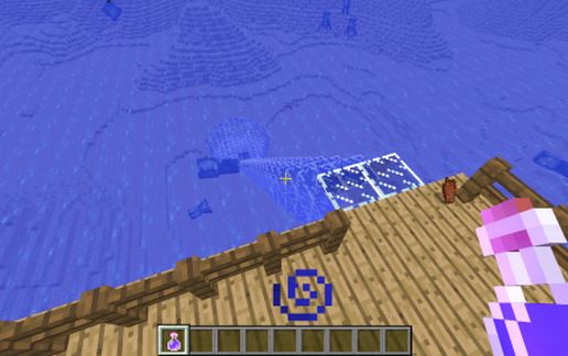 House with underwater lab