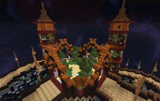 SkyBlock Lobby schematic - building