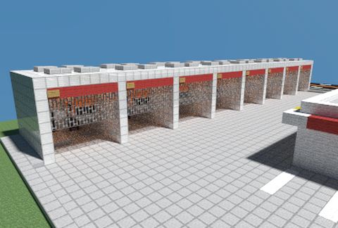 Shell Gas Station schematic - building