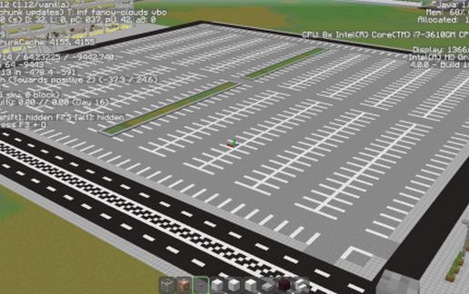 Massive Parking Lot schematic - building