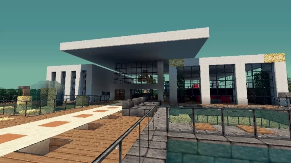 Classic Modern House schematic - building