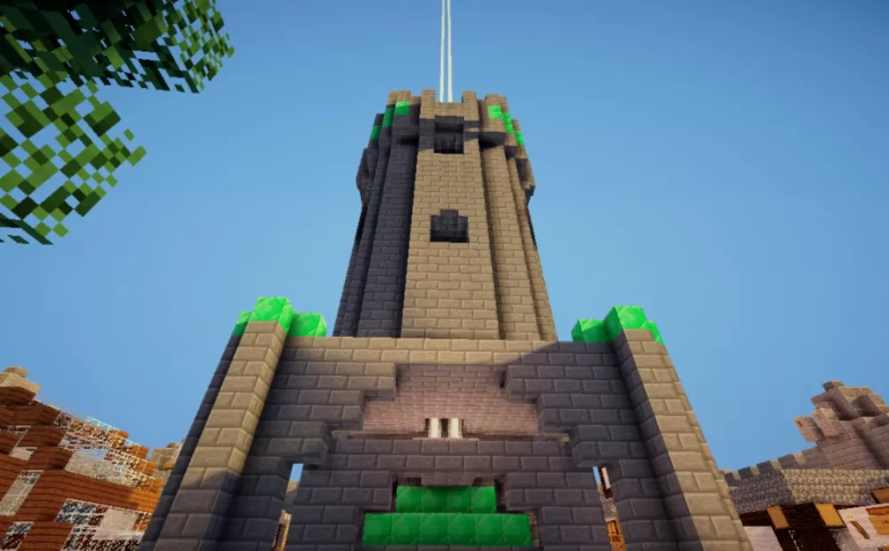 Medieval Castle Town schematic - building