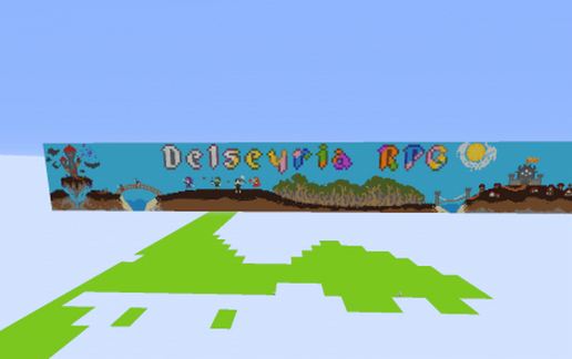 [Commission] Some guy's server banner schematic - building
