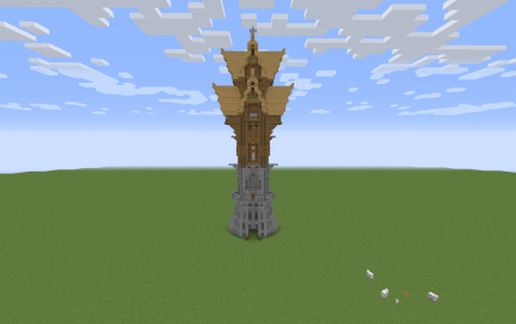 Fantasy Wizard Tower schematic - building