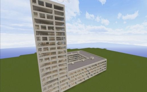 Modern building (Pontsteiger)