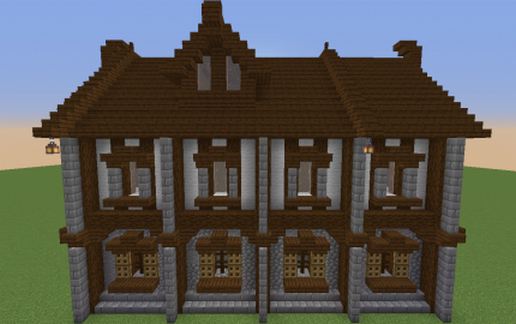 Medieval Town Collection 1 Building 21 schematic - building
