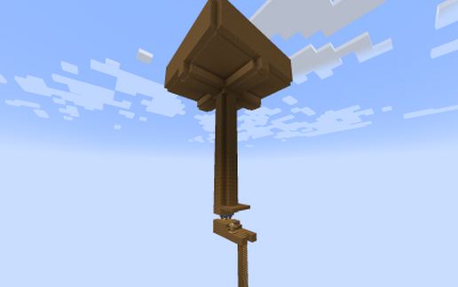 Dark Room Mob Spawner XP schematic - building