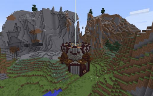 spawn with underground fortress schematic - building