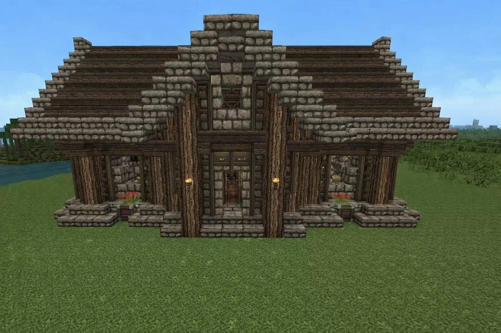 Small Cozy House schematic - building