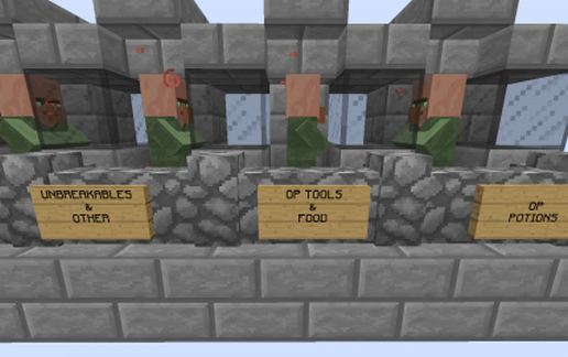 OP Villager Trades schematic - building