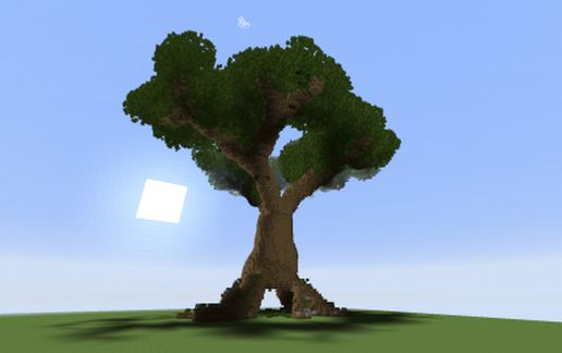 Giant Tree With a house