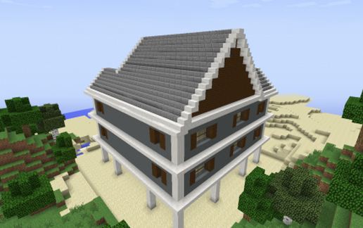 Coloniel house on pillars