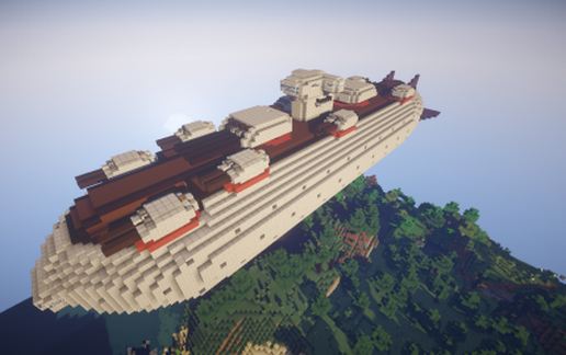 Super Battleship Goliath for Movecraft schematic - building