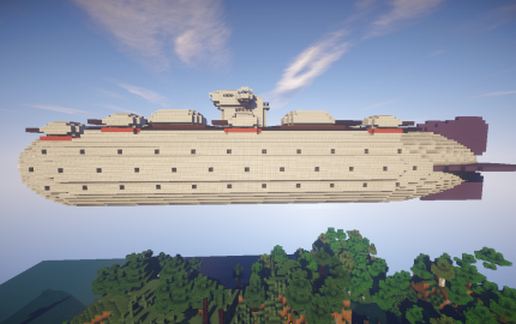 Super Battleship Goliath for Movecraft