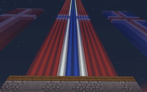 Norway Beacon Flag schematic - building