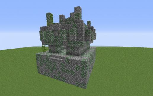 Default Jungle Temple (Facing South): schematic - building